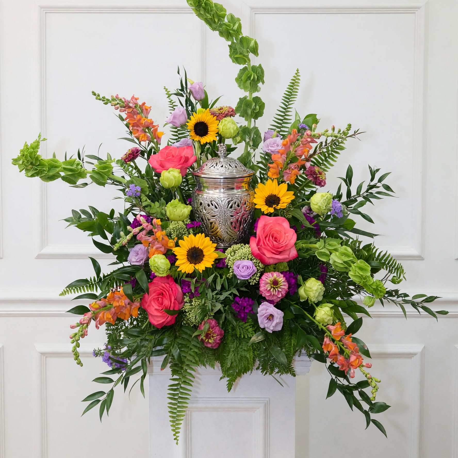Colorful Urn Surround
