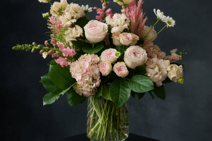 A-14 Pink Cloud Floral Arrangement